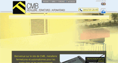 Desktop Screenshot of cmbfermetures.com